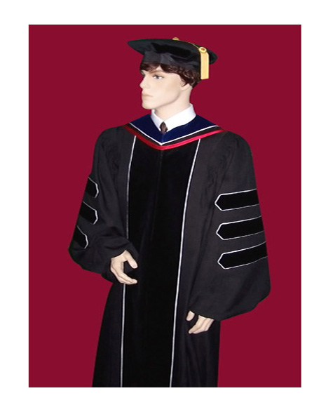 CapandGownDirect 2024 Matte Royal Blue Cap and Gown w/ Matching Tassel | Sizes 4'6 - 6'11 | Academic Regalia | Associates Bachelors Graduation Gowns