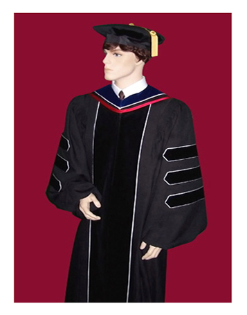 Doctoral Gown Tam and Hood page